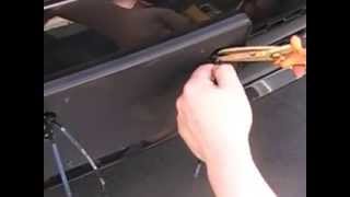 No Drill Front License Plate Installlation 2013 Passat [upl. by Etolas]