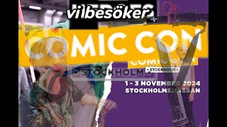 Besöker mässaComic Con I Stockholm [upl. by Acinemod]