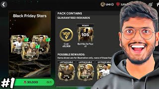 Part 1 Black Friday Offers Pack Opening  FC MOBILE [upl. by Carmella]