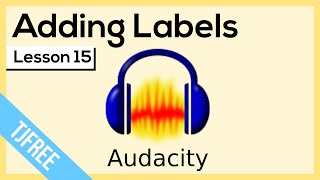 Audacity Lesson 15  Adding Labels and Markers [upl. by Nilekcaj]