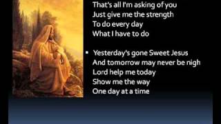 One day at a time lyrics [upl. by Danae]