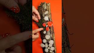 Leuchtende Pilze mit Heißkleber basteln 🍄 herbstdiy herbstdeko gluegunhacks [upl. by Divan]