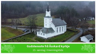 Gudsteneste frå Åsskard kyrkje [upl. by Elleinwad590]