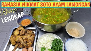 RESEP SOTO AYAM  LENGKAP DARI BUMBUKUAHKOYA amp SAMBAL SEMUA NIKMAT [upl. by Najed]