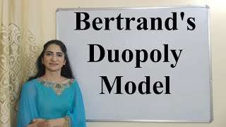 Bertrands Duopoly Model [upl. by Moht]