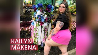 Kailyn Makena  Plus Size Curvy Model  Bio amp Facts [upl. by Coulson]