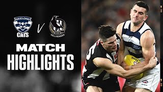 Geelong v Collingwood Highlights  Qualifying Final 2022  AFL [upl. by Akihdar]