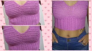 😍Top crochet paso a paso  español fácil principiantes👌 [upl. by Oaks]