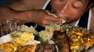 Naga Mukbang Frog Duck and fish fried [upl. by Emmi]