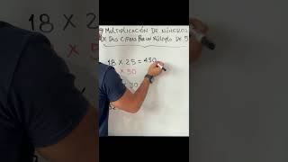 TIP PARA MULTIPLICAR UN NÚMERO DE DOS CIFRAS POR UN MÚLTIPLO DE 5 [upl. by Georgetta703]