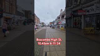 Boscombe High street November 2024 [upl. by Apfel]