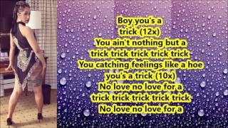 Cardi B  Trick Lyrics [upl. by Trueblood]