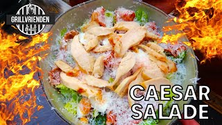 CAESAR SALADE met Maiskip van de BIG GREEN EGG GRILLVRIENDEN [upl. by Ylevol]