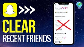 How to Clear Recent Friends in SnapChat 2024  new method [upl. by Vaas]