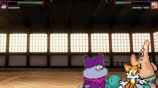 TheMattalocalypse Random Mugen Battle  312  Tails amp Chowder VS Yoshi amp Patrick [upl. by Aidile]