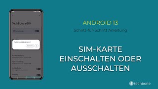 SIMKarte einausschalten Android 13 [upl. by Ashford]