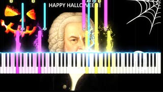 HALLOWEEN BACH │Toccata and Fugue in D Minor 🎹 EASY Piano Tutorial 🎹 PIANO BOSS [upl. by Nosaj]