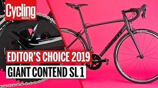 Giant Contend SL1 Review  Editors Choice 2019  Cycling Weekly [upl. by Kal]