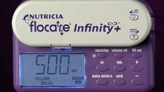 Flocare Infinity Enteral Feeding Pump  Programming [upl. by Ronyar]