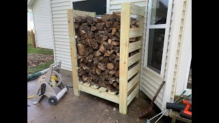 DIY Firewood Rack [upl. by Wisnicki154]