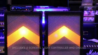 Chevron Disco Light Screens Package Demo  PMT [upl. by Lathe403]