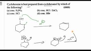 Cyclohexene is best prepared from cyclohexanol by which of the following [upl. by Aylmer316]