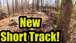 Renaissance Park mountain bike trail Charlotte NC winter short track preview [upl. by Kcirttap]