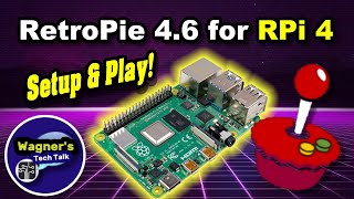 RetroPie 46 Setup on a Raspberry Pi4  Getting Started and Game Play [upl. by Dripps]