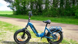 Un petit VÉLO ÉLECTRIQUE de 500W très confortable  Dyu FF500 [upl. by Yarehs]