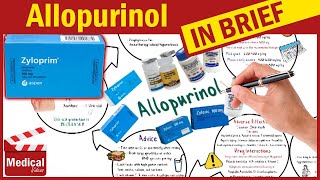 Allopurinol 100mg Zyloprim What is Allopurinol Uses Dosage Side Effects and Contraindications [upl. by Huberto]