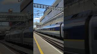 374 Passing Stratford International train trainspotting class374 eurostar london stratford [upl. by Eiramrebma]