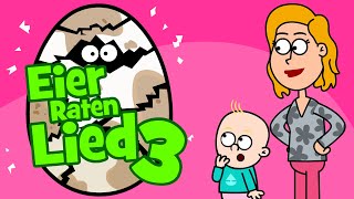 ♪ ♪ Kinderlied Ratespiel  Eier Raten Lied 3  Hurra Kinderlieder  Mitmachlieder Ostern [upl. by Beisel642]