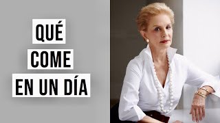 Carolina Herrera ¿qué come en un día ✨ [upl. by Zielsdorf]