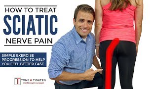 How To Treat Sciatica  Effective Home Exercise Progression For Sciatic Nerve Pain [upl. by Hras288]