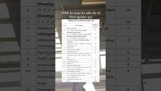 AIBE exam syllabus law lawyer lawyerlife lawexam lawfirm lawn aibeexam lawstudent lawyers [upl. by Iliram]