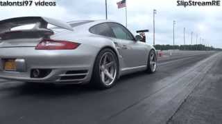 4000Hp of 997 Porsche racing DOR vs GTR Vette amp more [upl. by Yancey]