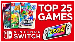 Top 25 BEST Nintendo Switch Games in 2024 [upl. by Hurty]