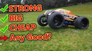 You Wont Believe How Cheap This Massive RC Monster Truck is  Durability test [upl. by Rapsag572]