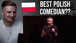 Reaction To Abelard Giza  MYŚLIWI Polish Comedy [upl. by Asyla]