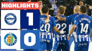 DEPORTIVO ALAVÉS 1  0 GETAFE CF  RESUMEN LALIGA EA SPORTS [upl. by Anovahs]