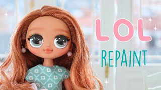 Ooak LOL OMG doll by Nerea Pozo Custom repaint doll [upl. by Amrac]