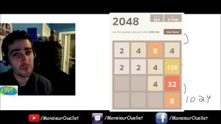 Comment jouer à 2048 et obtenir un bon score  Les maths à la rescousse [upl. by Akihsal]