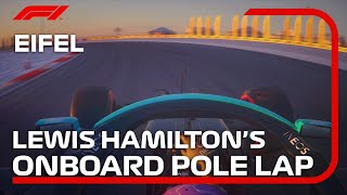 Lewis Hamiltons Pole Lap  2021 Eifel Grand Prix [upl. by Tadio]