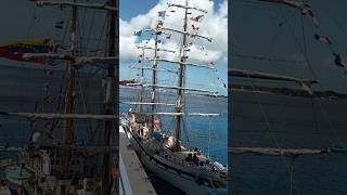 Barquentine ship at port of cozumel Maxico [upl. by Meluhs]