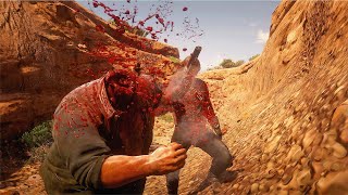 Red Dead Redemption 2 Torturing and Brutal killing People [upl. by Yenrab398]