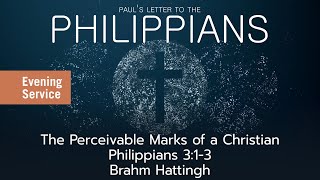 The Perceivable Marks of a Christian  Philippians 313 [upl. by Latsyrhk]