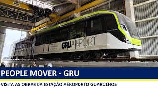 Visita as obras do Aeromovel PEOPLE MOVER  GRU peoplemover [upl. by Gilford]