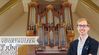 Livestream orgelconcert vanuit de Gereformeerde Kerk in Voorthuizen  Gert van Hoef 55 [upl. by Nayek]