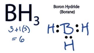 BH3 Lewis Structure  How to Draw the Lewis Structure for BH3 [upl. by Odnesor]