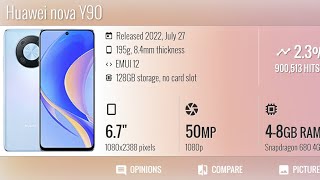 Huawei Nova Y90 Full Review  Best Low budget Phone  Huawei Nova Y90 Price In India 2024 [upl. by Anilram]